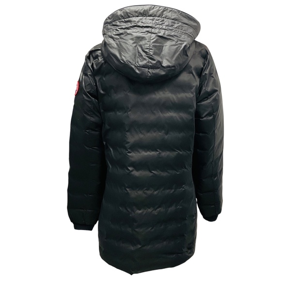 CANADA GOOSE BLACK / GRAPHITE CAMP HOODED JACKET - Picture 3 of 6